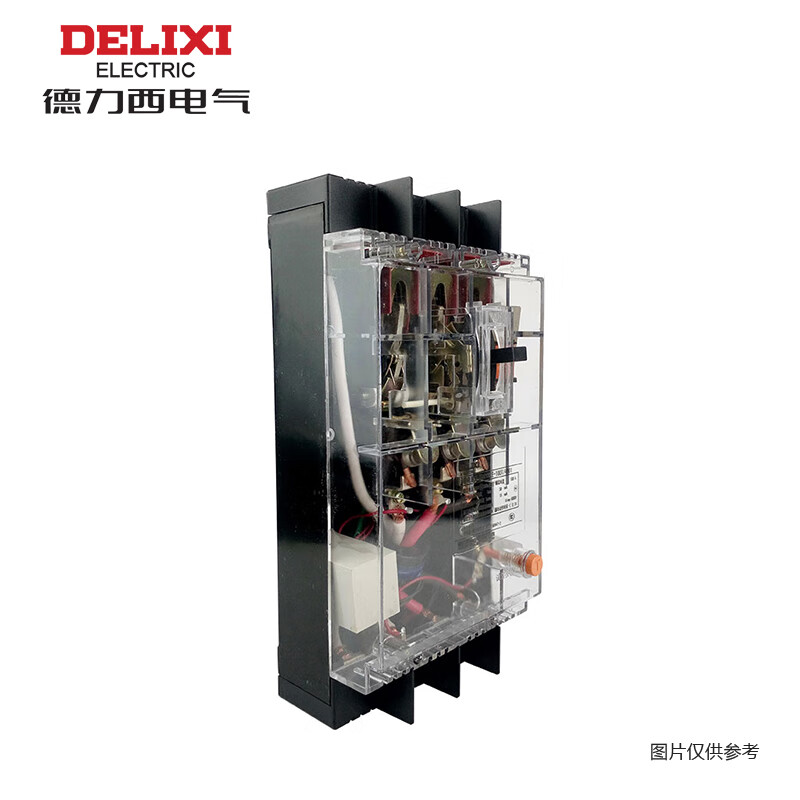 Delixi Electric plastic case leakage protection circuit breaker DZ15LE100T1004W 3P+N 100A 50mA 5kA electromagnetic fixed type front panel wiring manual