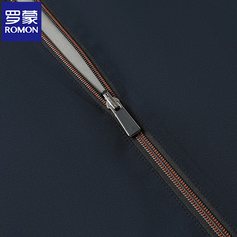 Romon Reversible Men's Business Casual Jacket Spring and Autumn New Work Clothes Fashionable Versatile Executive Jacket Men Khaki Stand Collar L (175) 120-140 Jin