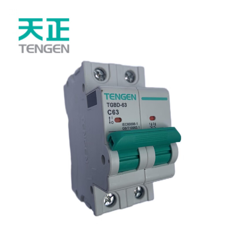 Tianzheng Electric (TENGEN) small circuit breaker TGBD series TGBD-63 2P C63