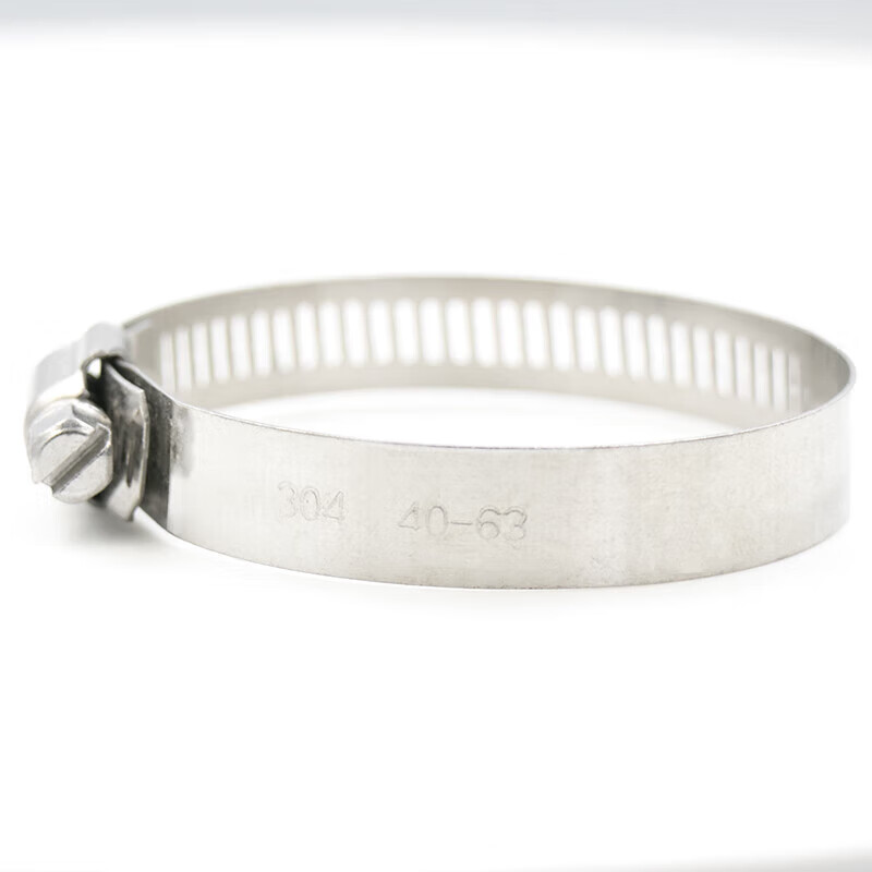 Wynn American style clamp 304 stainless steel hose clamp water pipe clamp pipe buckle fixed pipe clamp 6--12mm (10 pieces)