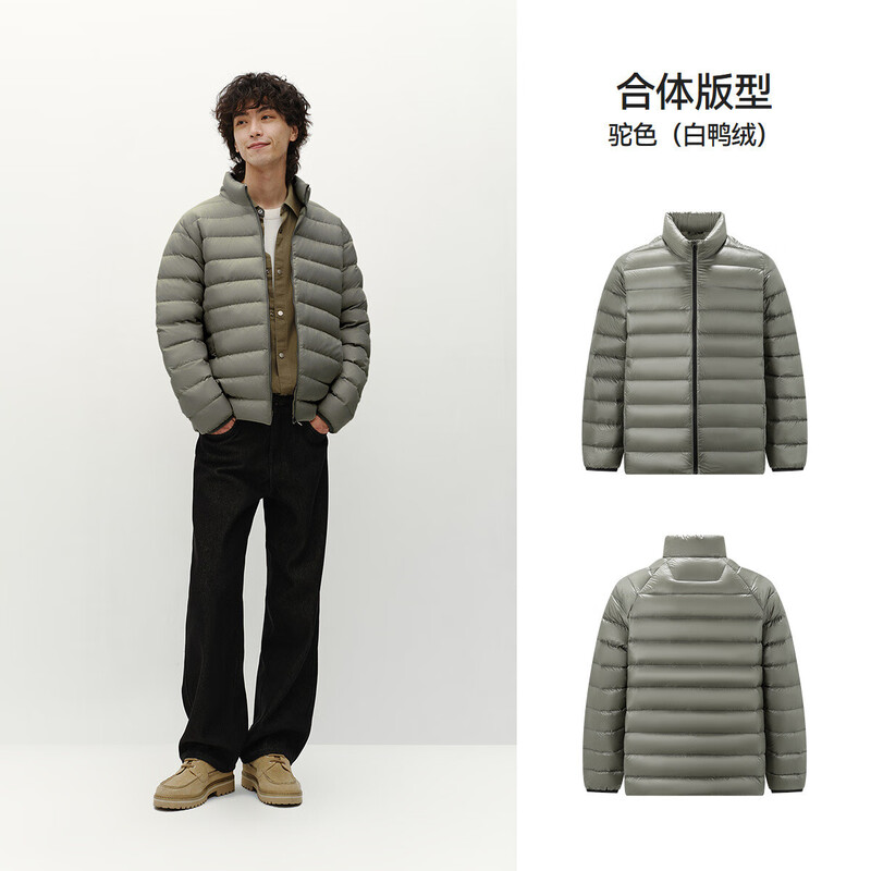 Semir shopping mall same style | Down jacket men's winter 90 velvet thin liner couple stand collar jacket 101725113222