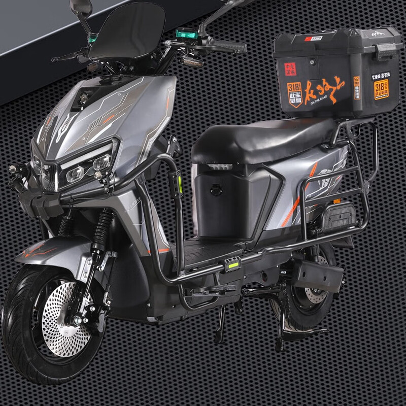 2025 Lei Bao takeaway electric car Black Knight electric car 72 high-speed battery replacement long-distance running king pedal battery car top version naked car (without battery) 60-70 yards