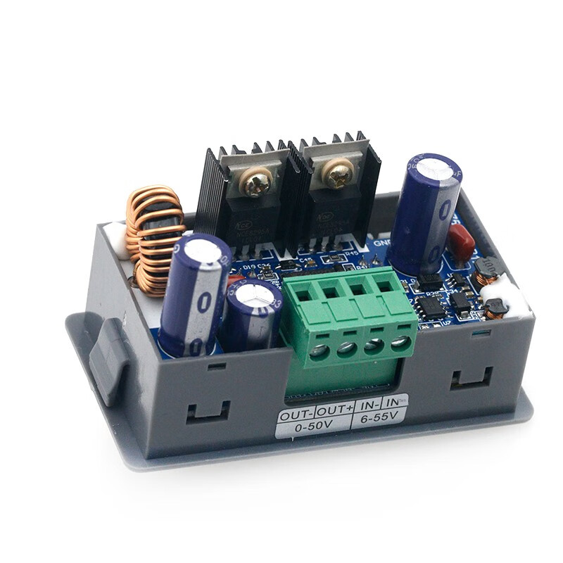 Adjustable CNC DC regulated power supply with LCD display voltage and ammeter constant voltage and constant current step-down module multi-interface non-communication version