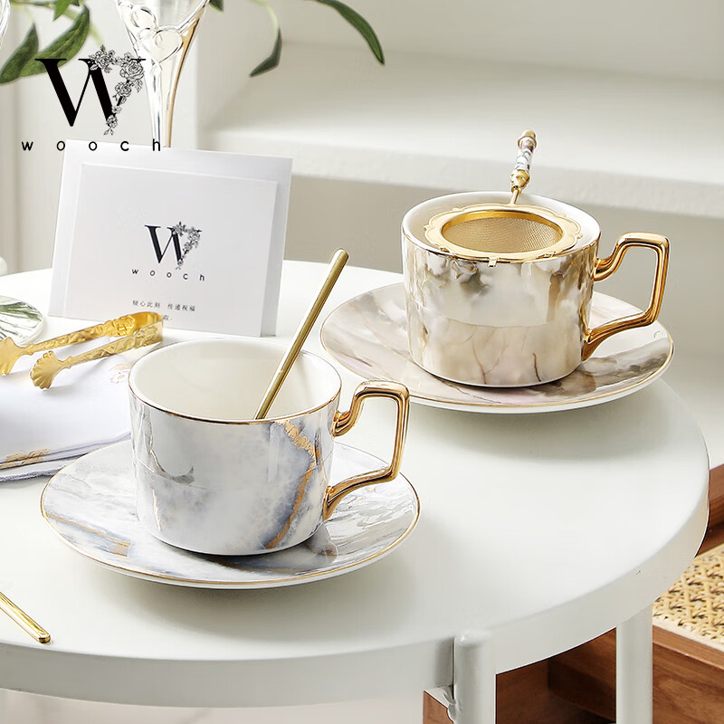 WOOCH light luxury coffee cup, high-end couple pairing cup, wedding gift for newlyweds, moving gift, birthday gift