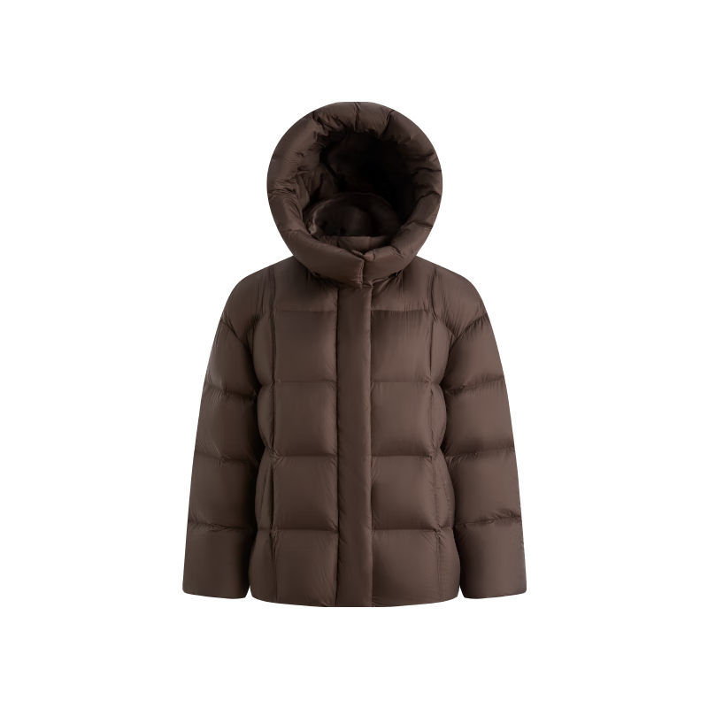 Bingjie BINJORA Short Removable Hood Down Jacket Women's 95 White Duck Down Puff Down Jacket Puff is the first choice recommendation