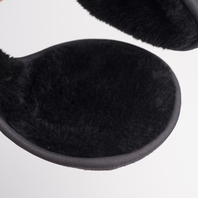 Bovonik earmuffs earmuffs earbags plush earmuffs for men and women winter back-wearing warm earmuffs Erbin same style black