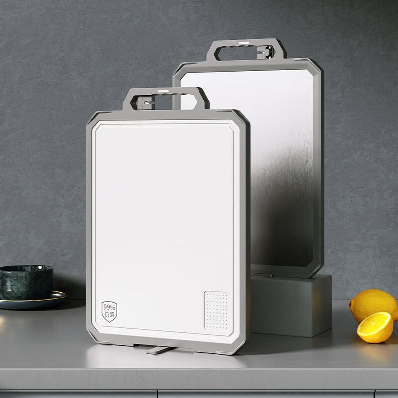 Lazy rice 304 stainless steel food grade kitchen knife sharpening anvil plus large chopping board for dumplings plastic chopping board square cutting board plus large