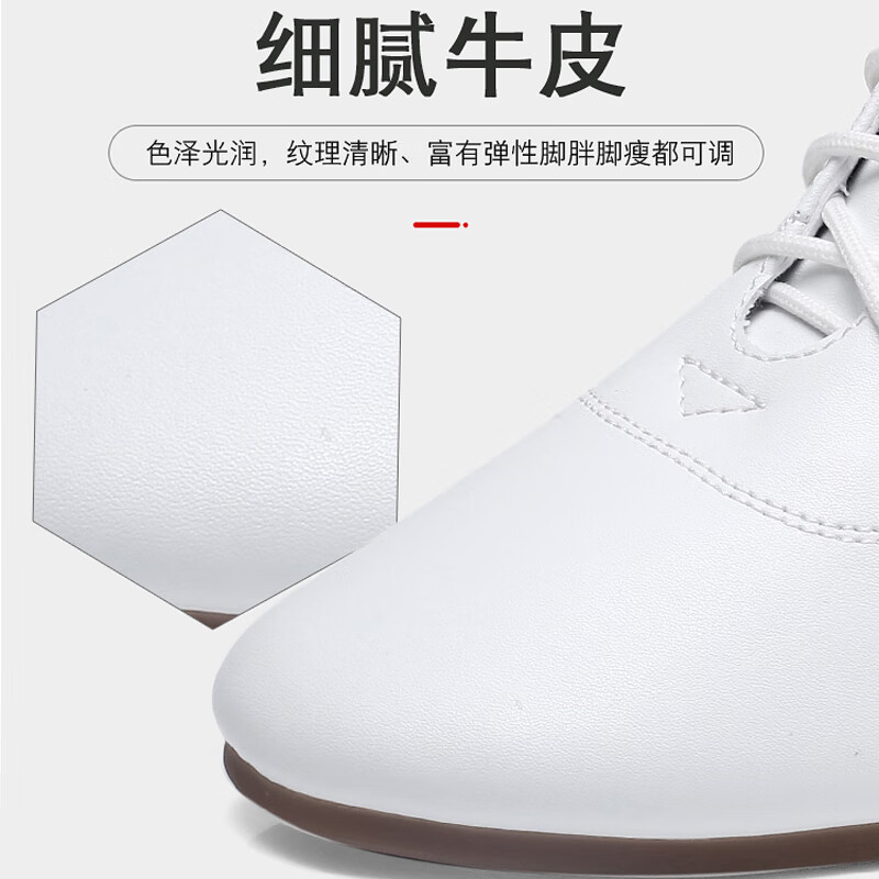 Tesili's autumn and winter square dance shoes, modern dance shoes, mid-heeled Latin dance shoes, cowhide mother's shoes, short boots, black plus velvet