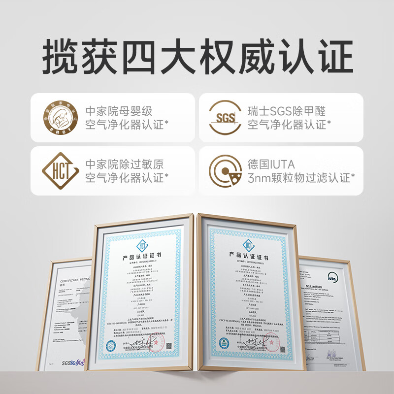 Mijia’s October new product Xiaomi Air Purifier 6 Dual-core Fordehyde Removal Innovative dual-filter structure Seven layers of combined deep purification Four authoritative certifications Mijia Air Purifier 6 Dual-core Fordehyde Removal