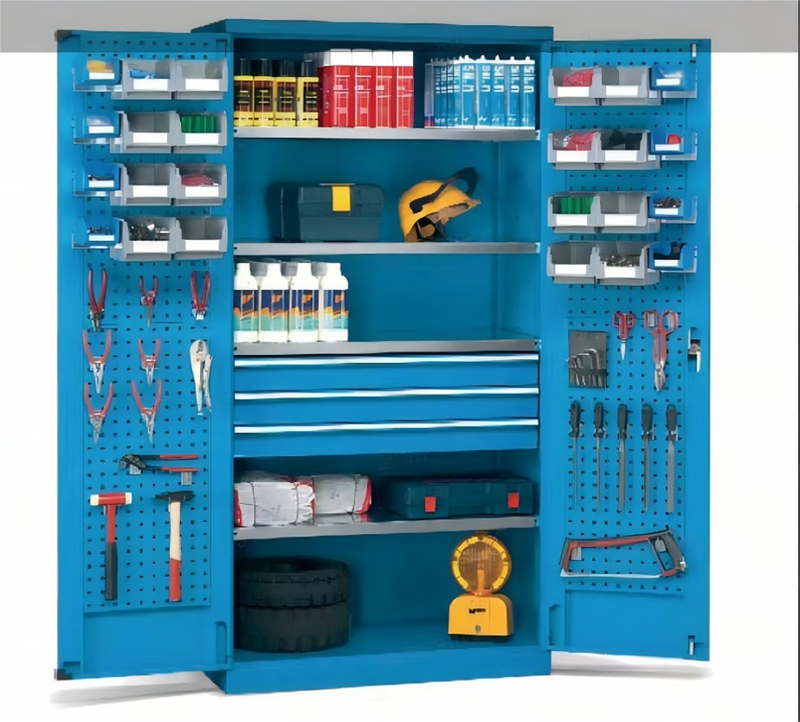 Bassogor locker is 1m long*1.8m high*width 0.5m, drawers 100, 3, 3 adjustable shelves, door hanging panels per unit
