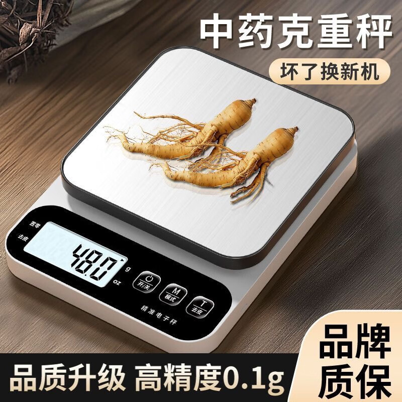 Sawang Germany electronic scale household kitchen scale baking gram scale small high-precision weighing gram weight scale food scale stainless steel plate three-use model 10kg/1g high-end quality