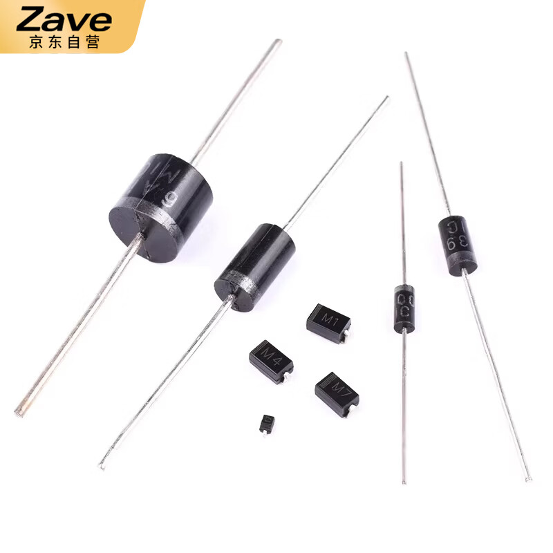 ZAVE rectifier diode direct plug 1N4007 direct plug tape (50 pieces)