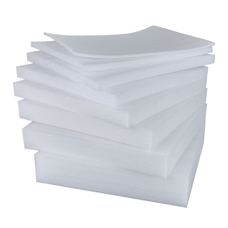 Seaside epe pearl cotton high-density foam board express anti-collision packaging filled plastic thickened shock-proof packaging moisture-proof and shatterproof white foam board can be customized Thickness 3 cm * length 1 meter * width 1 meter white