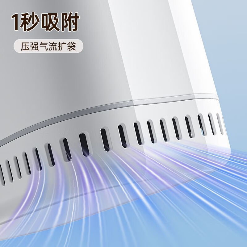 Xiaomi White Slit-type Press Trash Can with Wheels, Movable Spring Cover, Cleaning Bucket, Bathroom Toilet Gap, Household Storage Bucket, Height 33cm, Universal Pulley Model, Ivory White, Medium Size, No Dirty Hands, Air Pressure Adsorption Bag