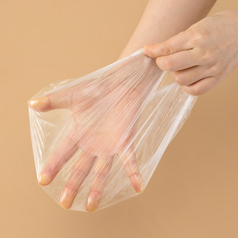Camellia (CHAHUA) disposable cling film cover tear-free household leftover elastic fresh-keeping bag food grade special PE set vegetable bag upgraded version 1 pack of 200 pieces (single 7 cents) food grade material
