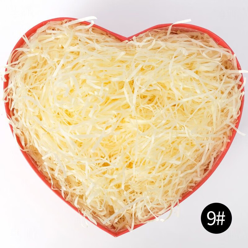 Raffia filling Internet celebrity gift box souvenir cushioning filling for boyfriend and girlfriend wedding candy bedding manufacturer wholesale beige 500g super cost-effective