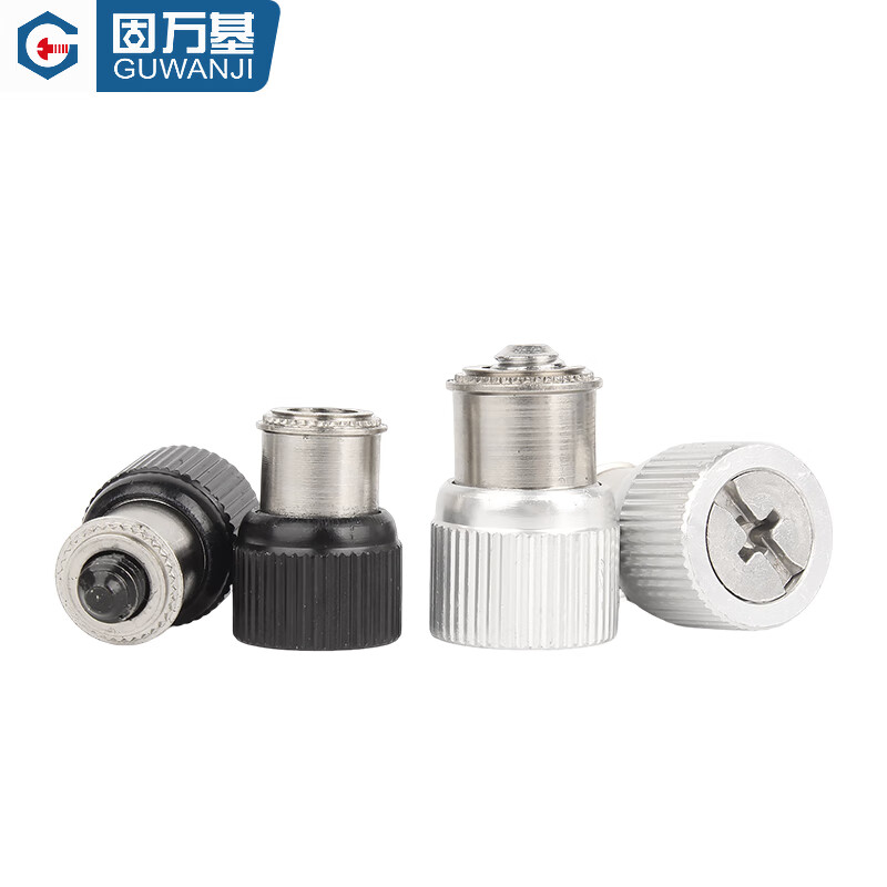 GUWANJI captive screws PF11-M3M4M5M6 spring riveting bolts panel cabinet combination screws riveting screws silver inch PF11-632-0 (5 pieces)