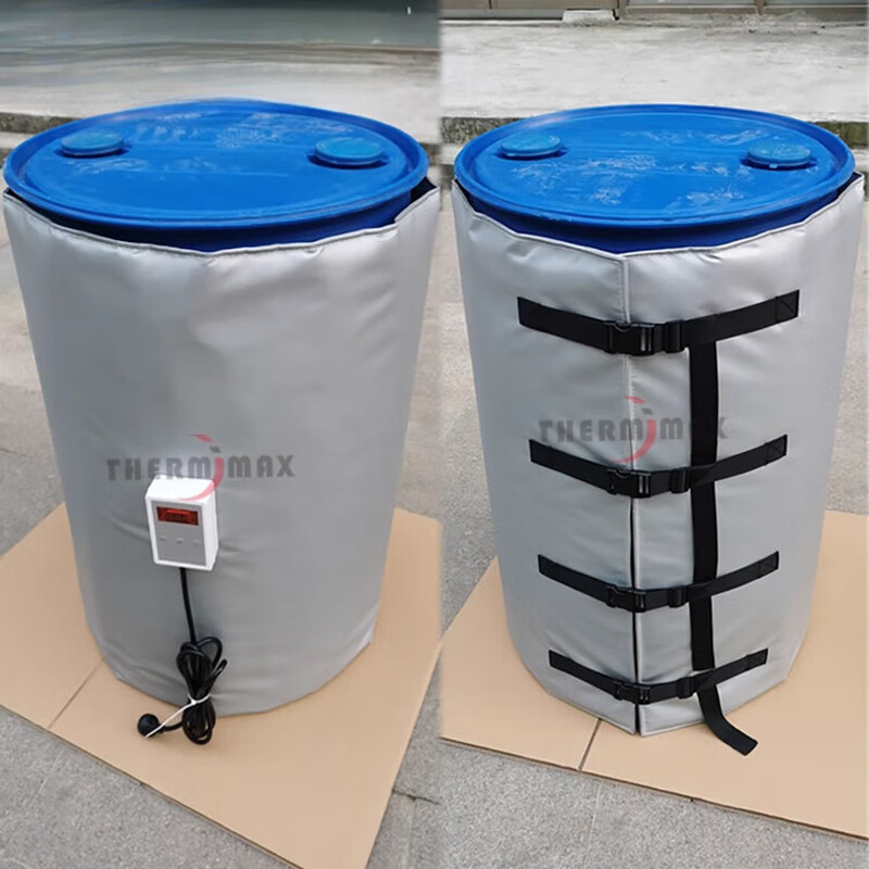 TLXT oil barrel heating blanket, industrial electric heating blanket, gas tank heating belt, ton barrel heating package heating sleeve spot direct sale 200 liter barrel electric heating blanket with digital display temperature control, all inclusive 1900 200 mm