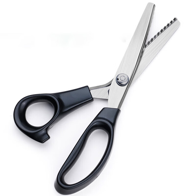 Chuke lace scissors lock edge embossed dog tooth sawtooth cutting fabric edge sealing tailor triangle wave cloth fabric special scissors
