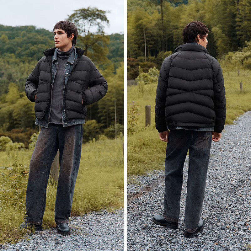 Semir down jacket men's three-proof jacket lightweight thin down liner stand collar top 25 winter warmth 109725113122