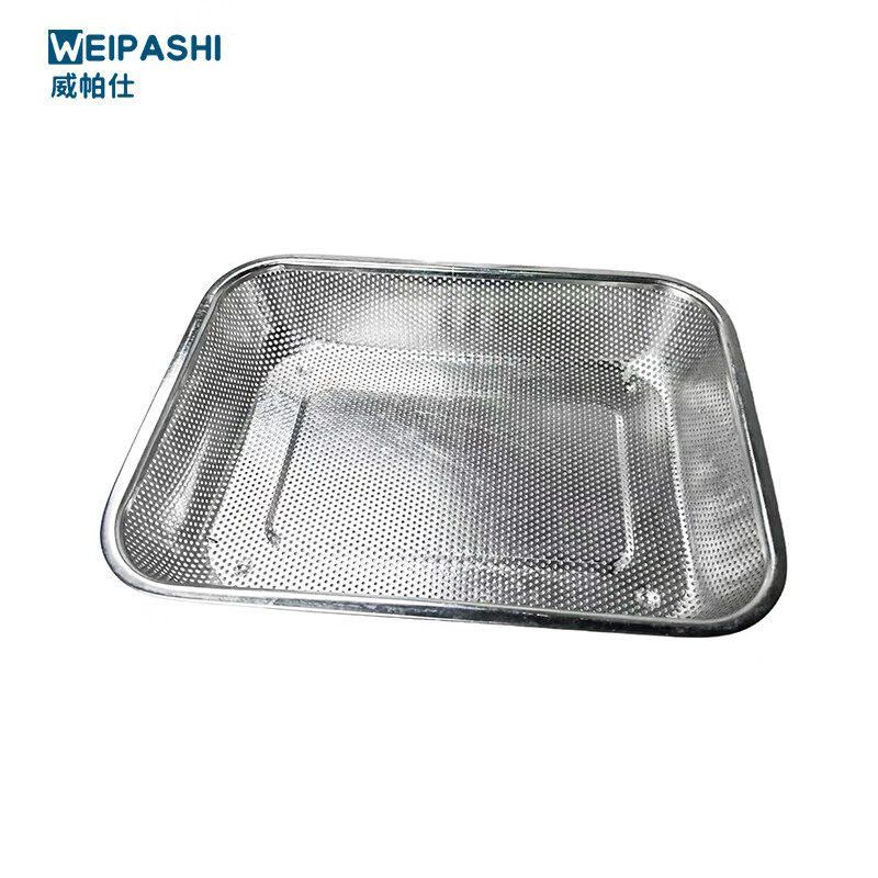 Weipashi stainless steel drain basket 37.5*27.5*6.5cm