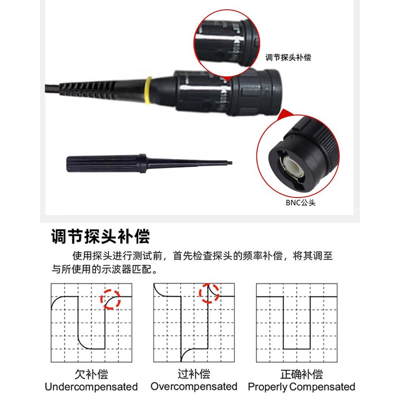 YPIO EER Pioneer YPIONEER oscilloscope probe P2200 bandwidth 200MHz attenuation 10X voltage 300V single package