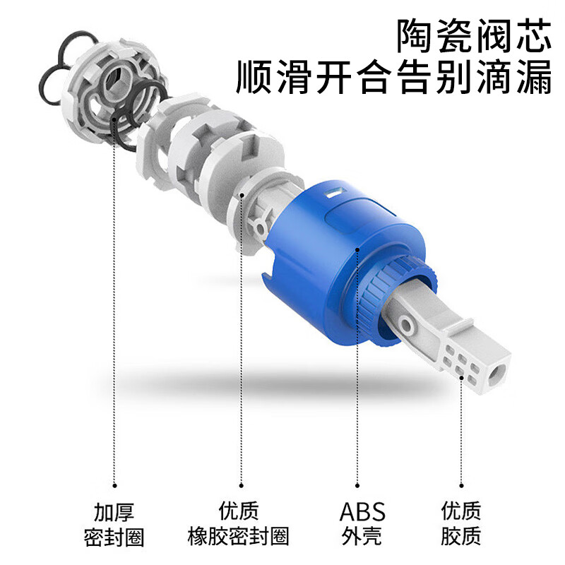 KEGOO K01035 single cold water faucet basin basin wash basin bathroom faucet 304 stainless steel does not include water inlet pipe