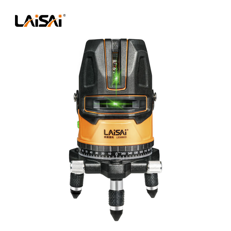 LAISAI LAISAI laser level LS6860D red light five-line marking instrument infrared level meter high brightness and high precision