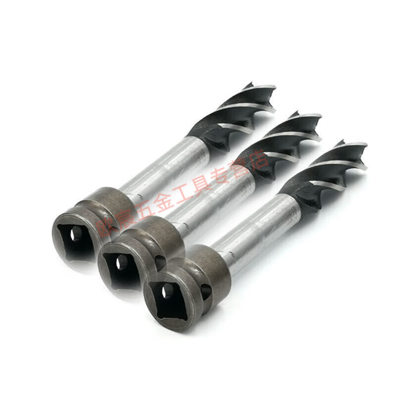 Fengxi electric wrench 18-turn woodworking 2 twist template drill bit high-speed steel 22 special electric wrench plus four-slot four-edged self-tapping drill 20mm sharp type