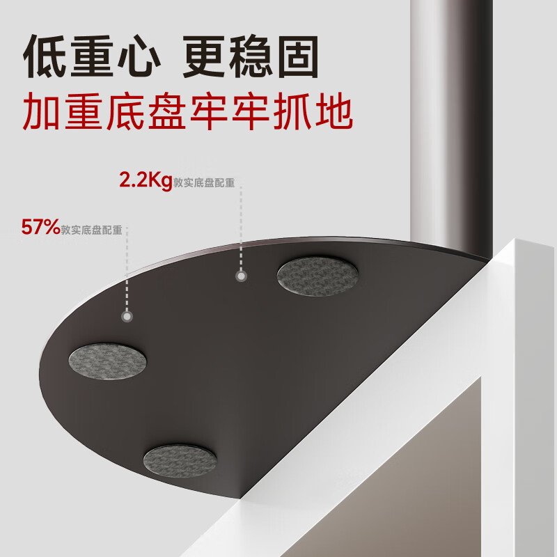 Brateck Northern Arc adapts to Dyson vacuum cleaner bracket v12 bracket Dyson v8 bracket v15 vacuum cleaner storage rack vacuum cleaner rack g5/v10 punch-free Dyson bracket L300丨Professional adaptation丨Super stable chassis