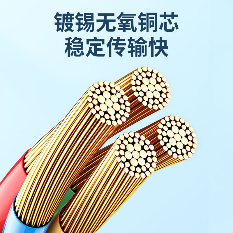 Suitable for fast USB3.0 data cable, male-to-male double-head mobile hard disk, high-speed transmission cable, notebook MP3 car set-top box extension cable 0.5 meters