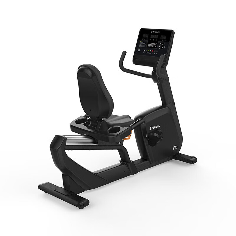 Shuhua (SHUA) home horizontal exercise bike silent luxury commercial sports fitness equipment gym SH-B9100R color screen version commercial horizontal exercise bike