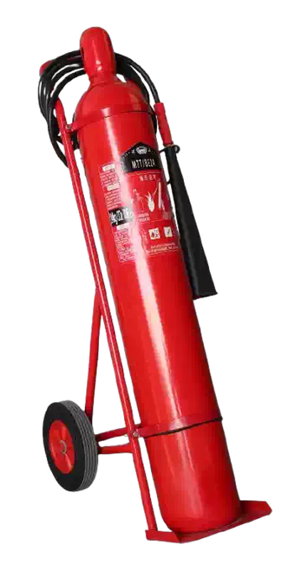 Huaihai portable carbon dioxide fire extinguisher cart dry ice 235710kg30kg24kg alloy steel Xuzhou MTT/BE24kg carbon dioxide alloy steel