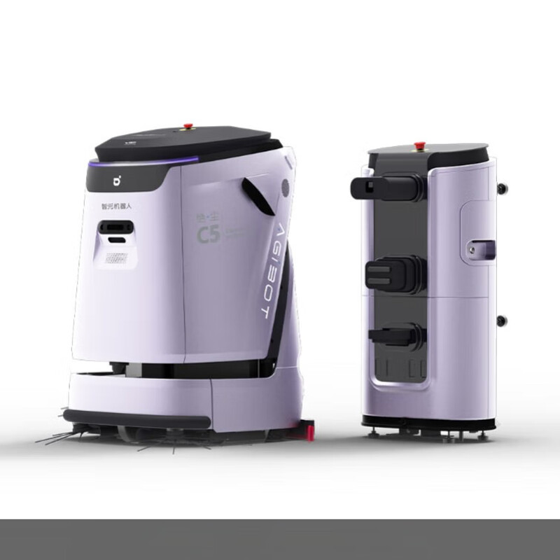 Zhiyuanjuechen C5 commercial robot unmanned mopping machine property industrial shopping mall large-scale floor cleaning machine fully automatic recharge climbing pad sweeping robot sweeping and mopping integrated automatic cleaning vacuum cleaner unmanned robot