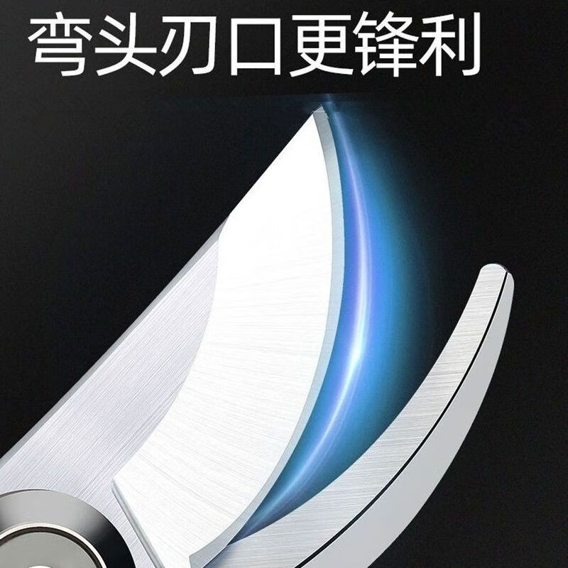 Original SK5 steel pruning shears, sharp and labor-saving scissors, branch pruning, gardening shears, fruit tree scissors, ordinary U-shaped scissors, small size (not recommended), SK5 large-diameter thick branch shears, imported from Japan