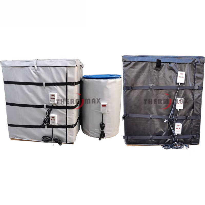 TLXT oil barrel heating blanket, industrial electric heating blanket, gas tank heating belt, ton barrel heating package heating sleeve spot direct sale 200 liter barrel electric heating blanket with digital display temperature control, all inclusive 1900 200 mm
