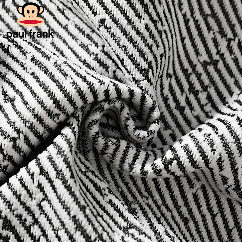 Paul Frank Jacket Men's Autumn and Winter American Jacket Men's Loose Casual Cardigan Top Men's Dark Gray 2XL