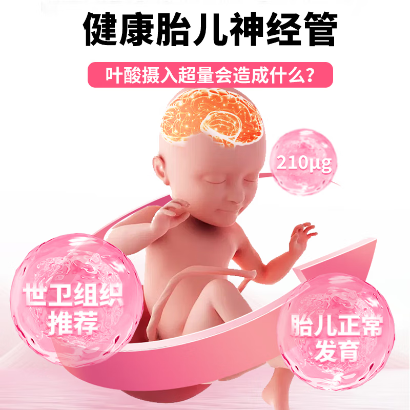 MOIHANR German brand active folic acid iron supplement for pregnant women, unisex for pregnant women, nutritional deficiencies prevention in early, middle and late pregnancy