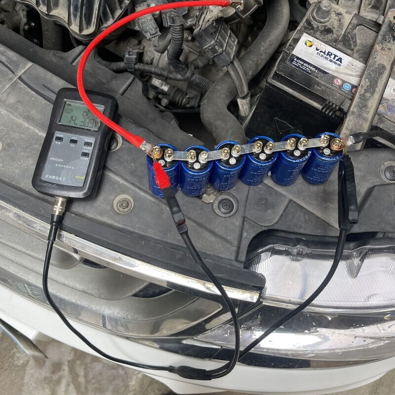 Mo Peng Farad capacitor starting power supply super 6 pcs 1 group 16v60f emergency, audio Super Farad capacitor 6 pcs 1 group 16v60f emergency starting power supply, audio