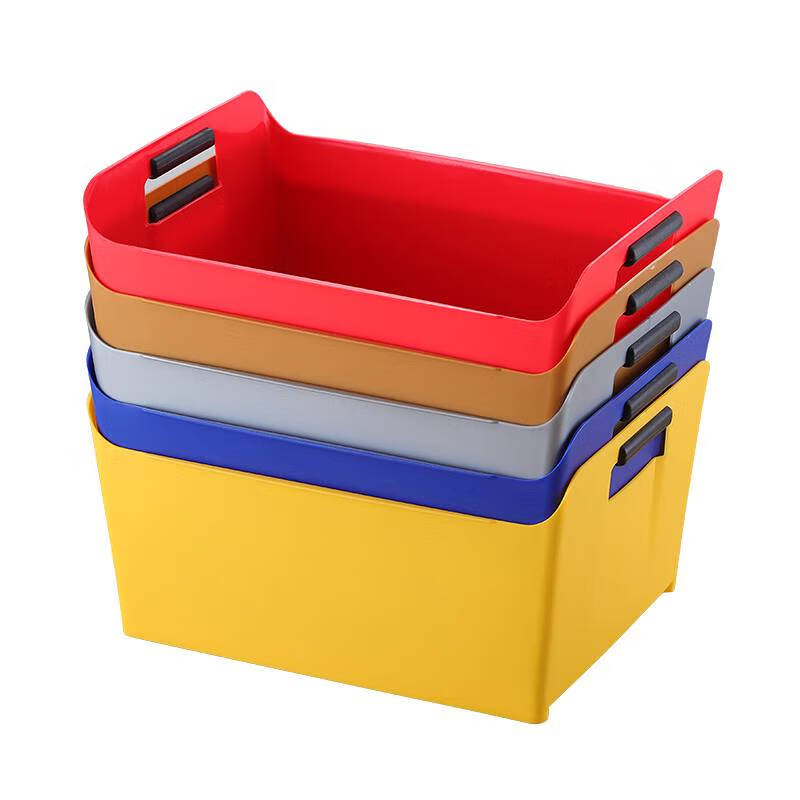 Wing Fantasy thickened plastic rectangular ice bucket beer bucket beer basket beer frame beer box bar wine box handleless square 24-pack - red