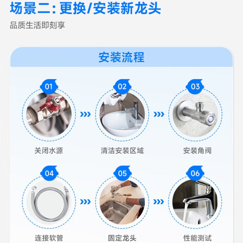 Yujian Kuaiyun Repair Faucet Installation and Repair Door-to-door Service Faucet Disassembly and Replacement Water Pipe Valve Leaking Prepayment Faucet Repair and Installation Consult Customer Service Area