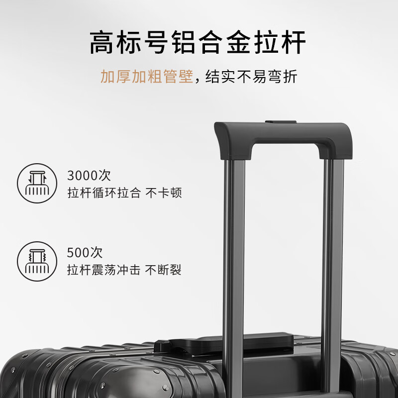 Aivas Armor Series Aluminum Frame Box 20-inch Suitcase Large Capacity Trolley Case Men's and Women's Travel Password Boarding Case Anti-collision