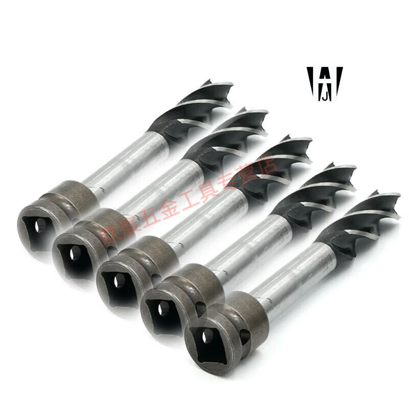 Fengxi electric wrench 18-turn woodworking 2 twist template drill bit high-speed steel 22 special electric wrench plus four-slot four-edged self-tapping drill 20mm sharp type