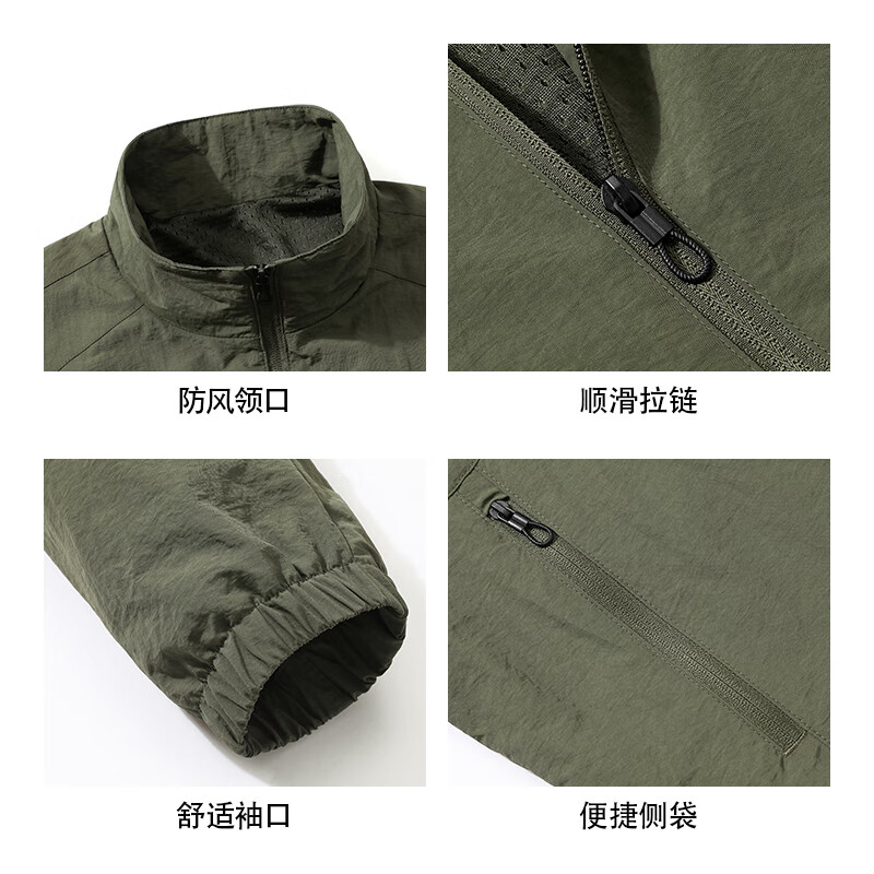 ROMON jacket men's autumn and winter light business casual workwear windproof plus velvet charging stand collar young and middle-aged jacket men's clothing