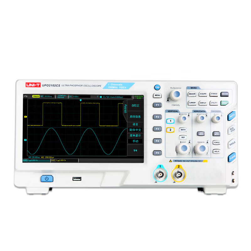 Uliide UTD2102CEX digital storage oscilloscope 100M dual-channel oscilloscope 200M storage 21 UPO1204X-E official standard 4-channel 200M