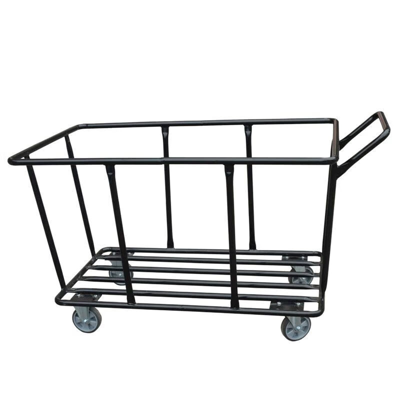 Laundry room linen storage cart hotel collection cart room service cart thickened plastic work clear blue large complete set of cart extra thick version with double bearings