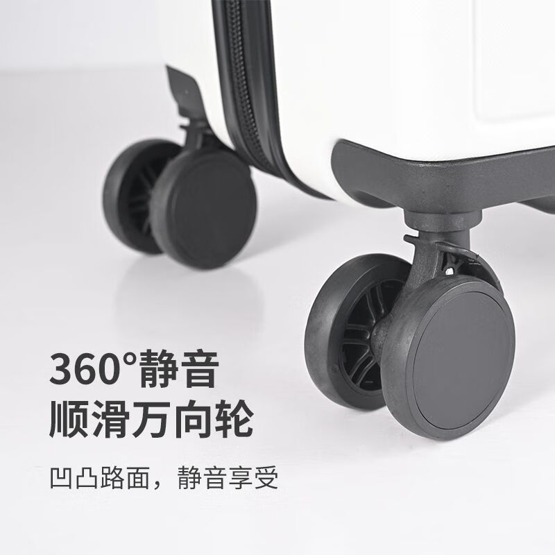 Horizon 8 suitcase men's multifunctional new trolley case password box student large capacity durable business suitcase Cen Jing Gray upgraded thickened USB 20 inches