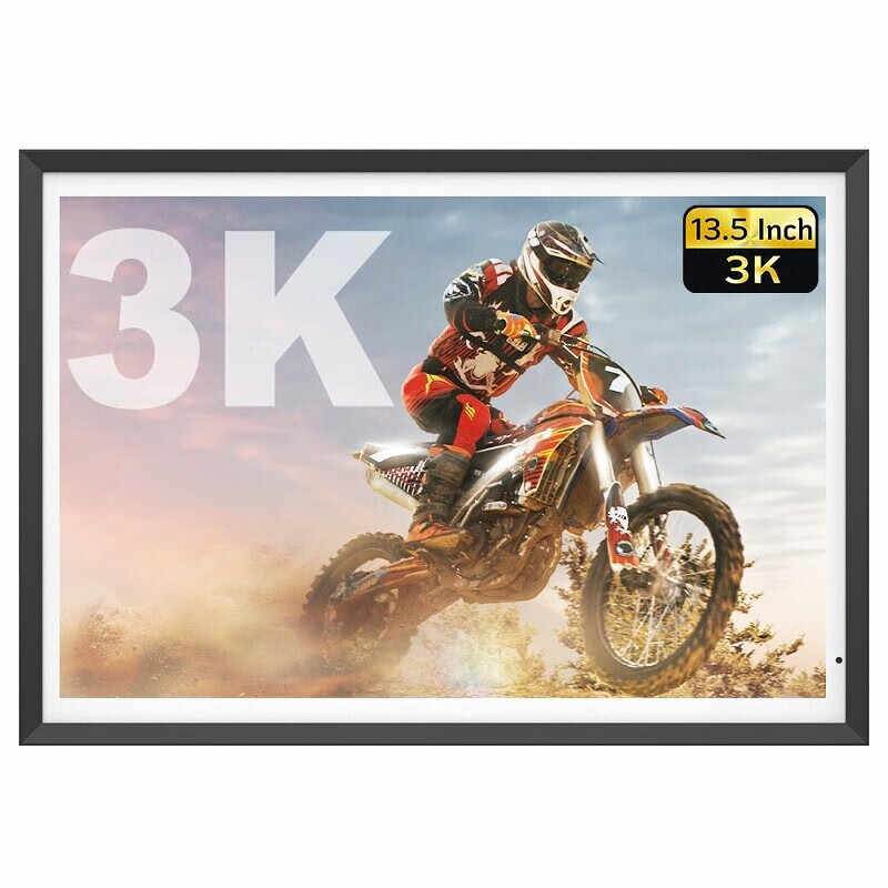 Nishi 3K ultra-clear 13.5-inch black digital electronic photo frame smart cloud photo album high-definition touch screen display player table set Spring Festival New Year Valentine's Day gift