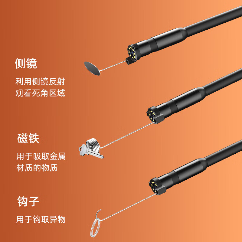 Minggu Type-C Direct Connect Camera HD Industrial Endoscope Mobile Phone Waterproof Endoscope 5.5mm 2m Hard Wire Android Special