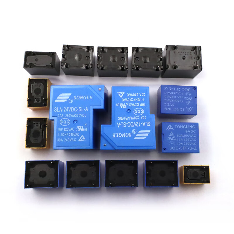 Dafuri Relay Small SRD/T73 Micro SLA/T90 JQC-3FF SLA 05/5/12/24V DC Power SRD-05VDC-SL-C T73 Relay 5 Pins 1